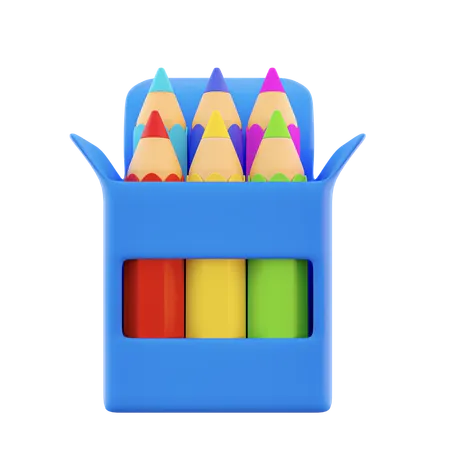 Pencil Color  3D Icon