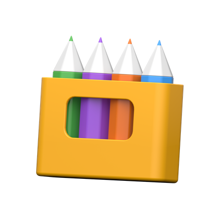 Pencil Colors  3D Icon