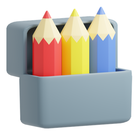 Pencil Colors  3D Icon