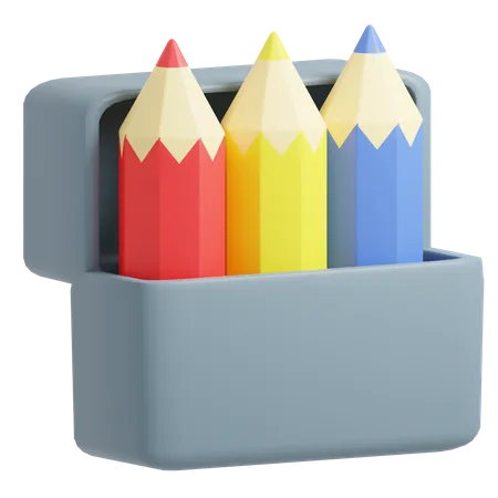 Pencil Colors  3D Icon