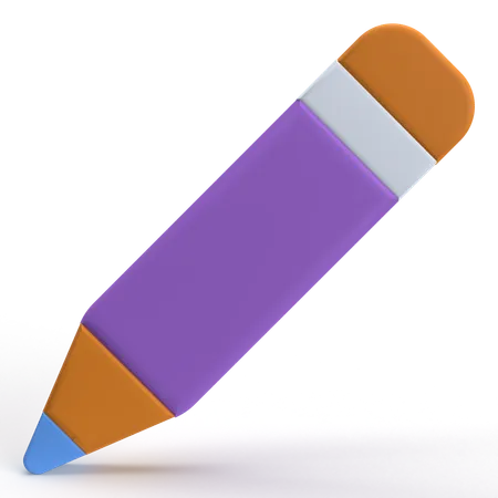 Pencil Crayon  3D Icon
