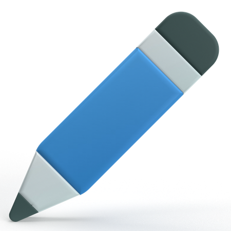 Pencil Crayon  3D Icon
