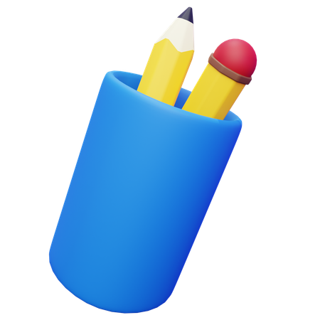 Pencil Cup  3D Icon