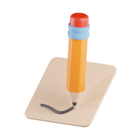 Pencil Edit  3D Icon