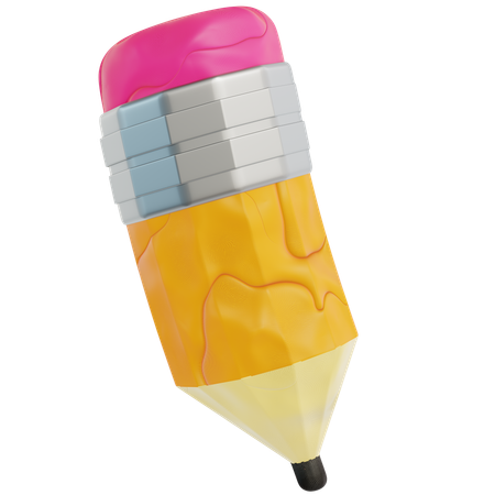 Pencil Eraser  3D Icon