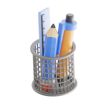 Pencil Holder  3D Icon