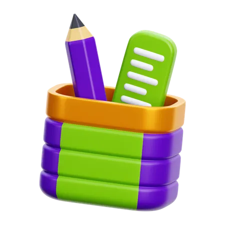 Pencil holder  3D Icon