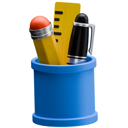 Pencil Holder  3D Icon