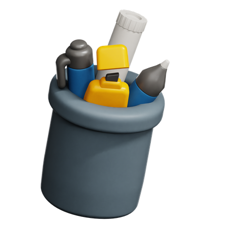 Pencil Holder  3D Icon