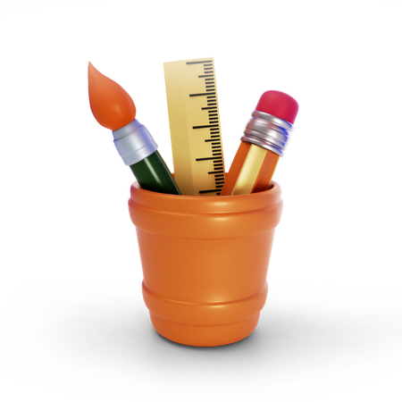 Pencil holder  3D Icon