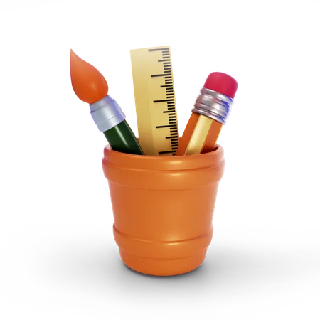 Pencil holder  3D Icon