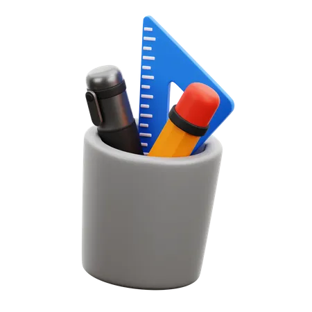 Pencil Holder  3D Icon