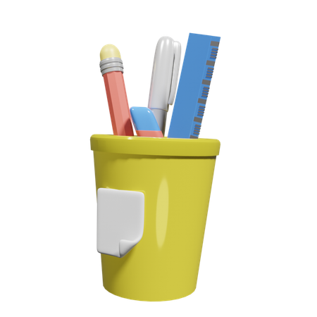 Pencil Holder  3D Icon