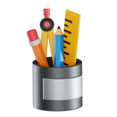 Pencil Holder  3D Icon