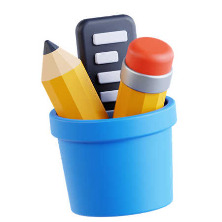 Pencil holder  3D Icon