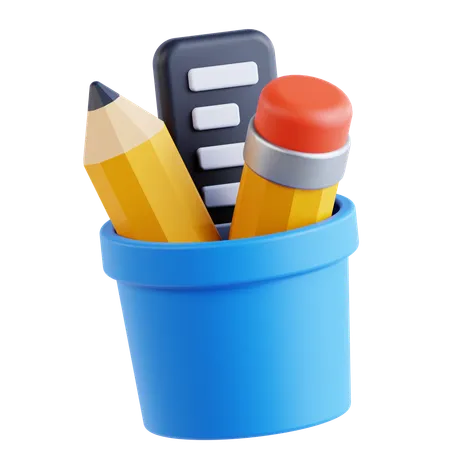 Pencil holder  3D Icon