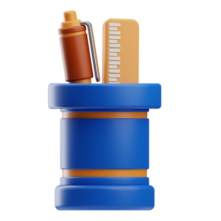 Pencil Holder  3D Icon