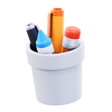 Pencil Holder  3D Icon