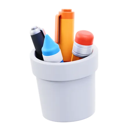 Pencil Holder  3D Icon