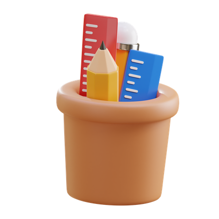 Pencil holder  3D Icon