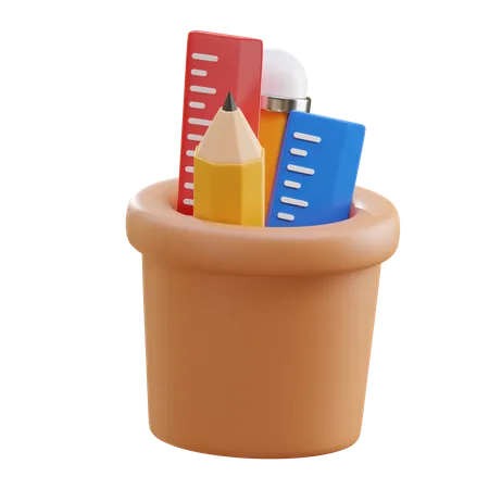 Pencil holder  3D Icon