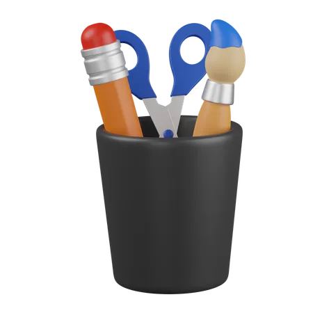 Pencil Holder  3D Icon