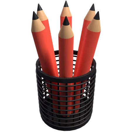 Pencil Holder  3D Icon