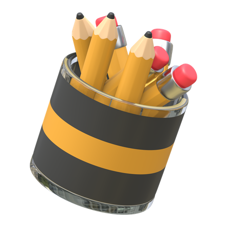 Pencil Holder  3D Icon