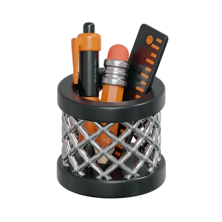 Pencil Holder  3D Icon