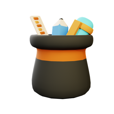 Pencil Holder  3D Icon