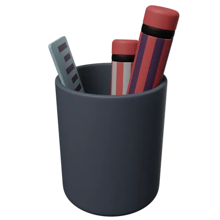 Pencil Holder  3D Icon