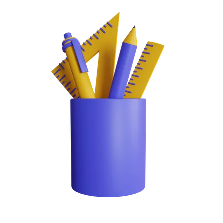 Pencil Holder  3D Icon