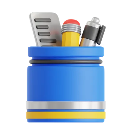 Pencil Holder  3D Icon