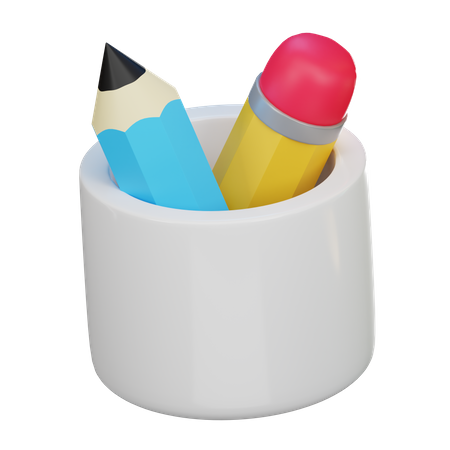 Pencil Jar  3D Icon