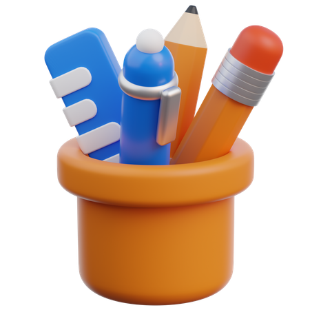 Pencil Mug  3D Icon