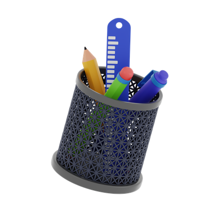 Pencil Pot  3D Icon