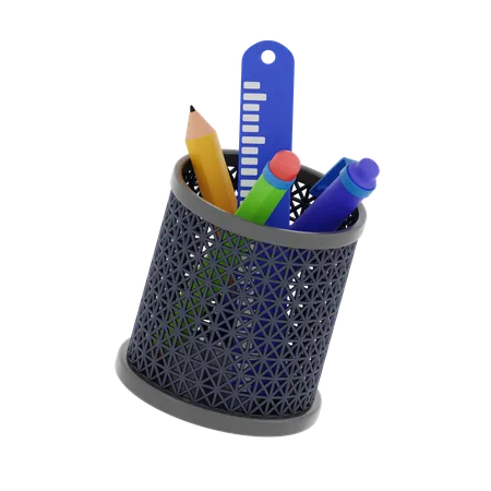 Pencil Pot  3D Icon