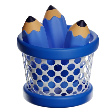 Pencil Pot  3D Icon