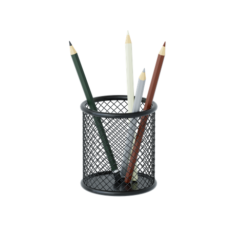 Pencil Rack  3D Icon