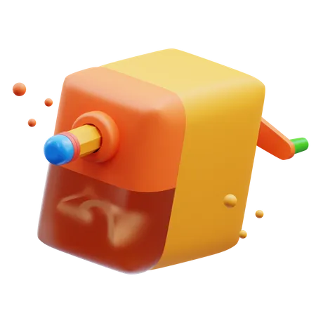 Pencil Sharpener  3D Icon