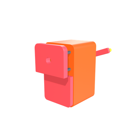 Pencil Sharpener  3D Icon