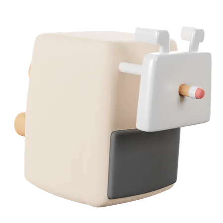 Pencil Sharpener  3D Icon