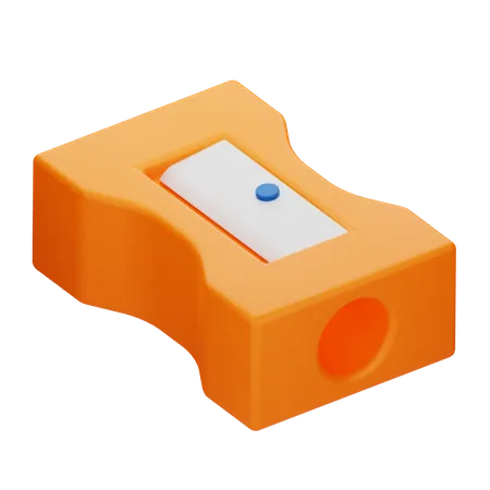 Pencil Sharpener 3 D Stationery 3D Icon