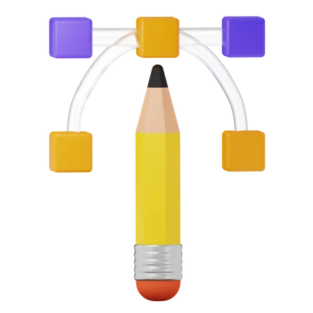 Pencil tool  3D Icon
