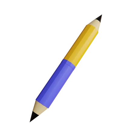 Pencil Two Side  3D Icon