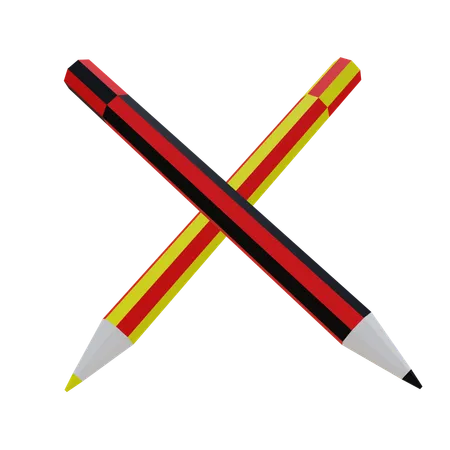 Pencil Writing  3D Icon
