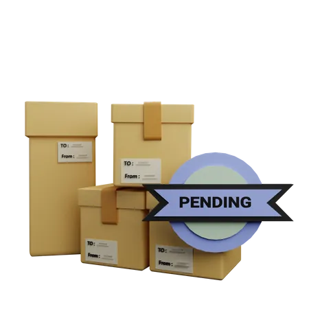 Pending Delivery  3D Icon