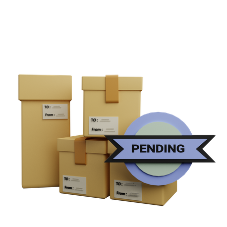 Pending Delivery  3D Icon
