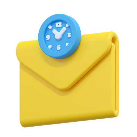 Pending email  3D Icon