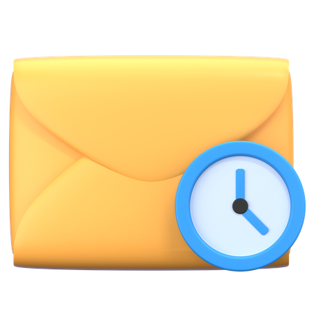Pending Email  3D Icon